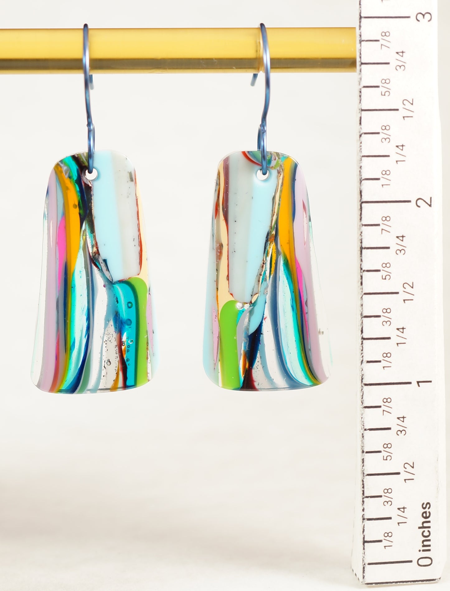 Surfite Earrings w Niobium Hooks