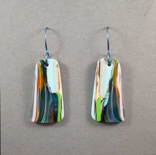 Surfite Earrings w Niobium Hooks