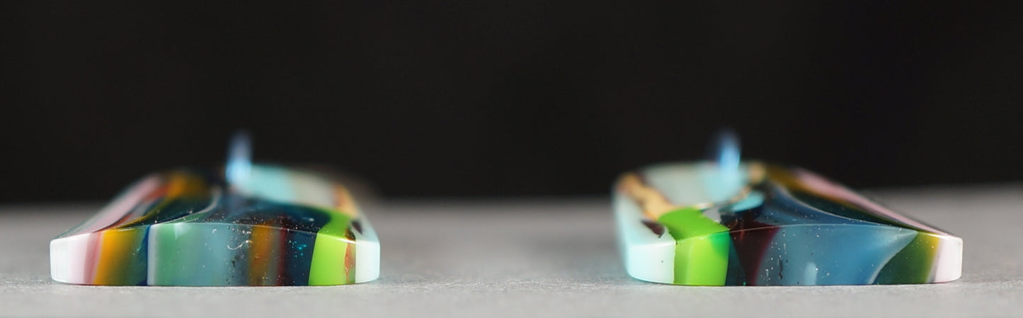 Surfite Earrings w Niobium Hooks