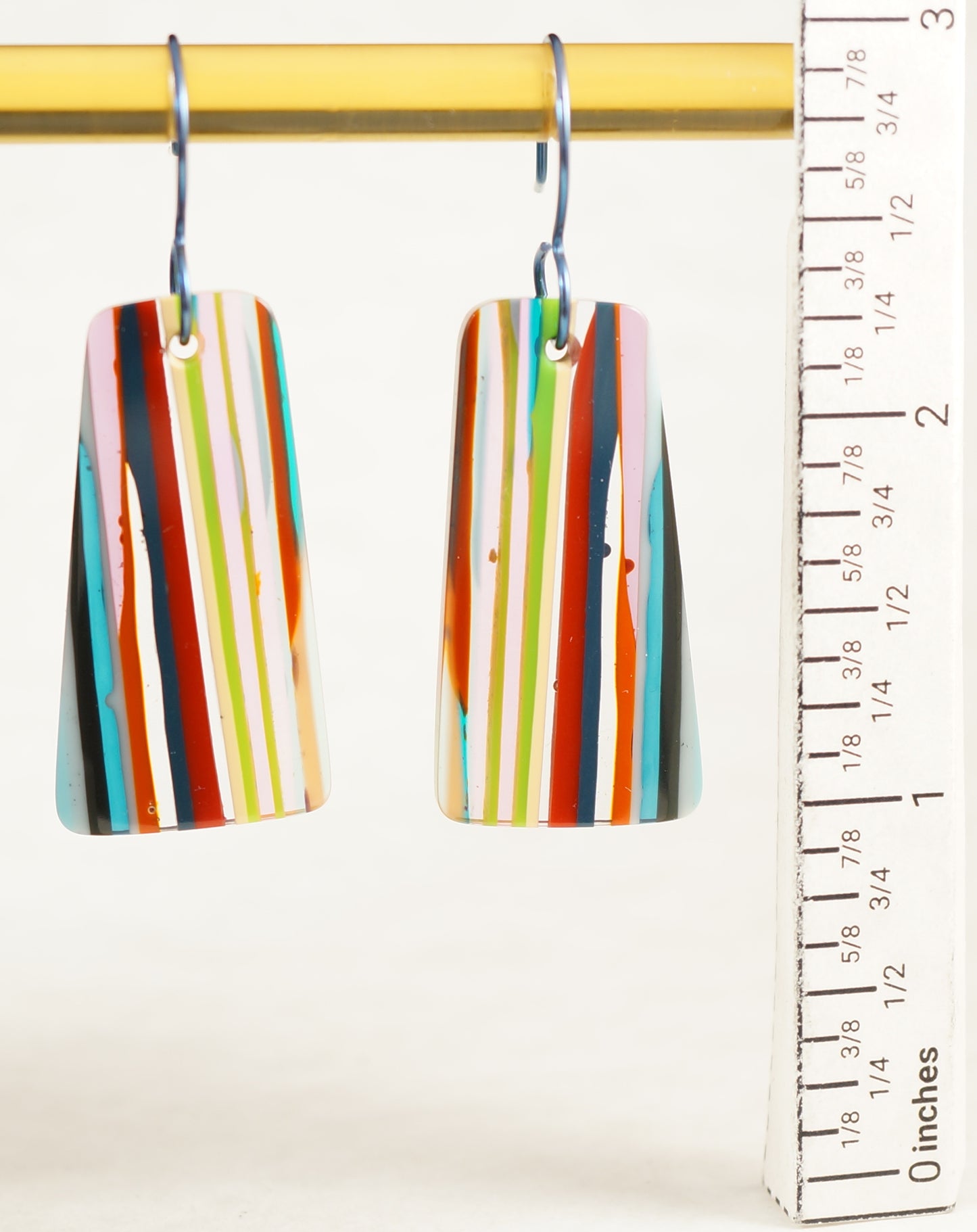 Surfite Earrings w Niobium Hooks