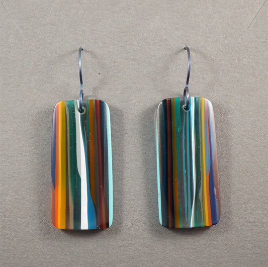 Surfite Earrings w Niobium Hooks