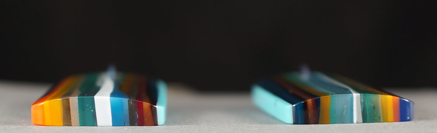 Surfite Earrings w Niobium Hooks