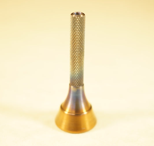 Zipper Pull #4 1.42"x.53" Titanium