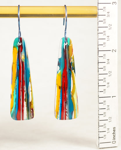 Surfite Earrings w Niobium Hooks