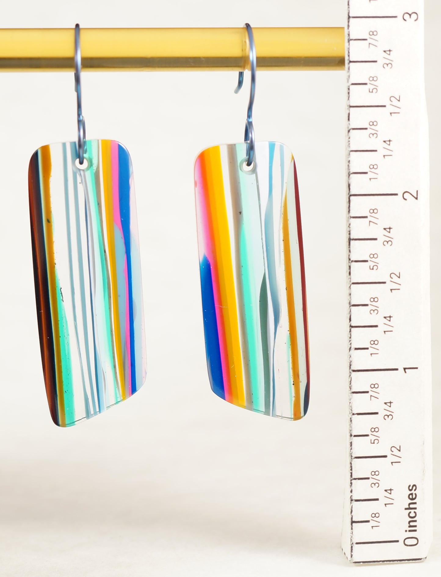 Surfite Earrings w Niobium Hooks