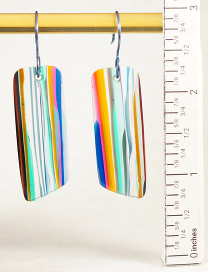 Surfite Earrings w Niobium Hooks