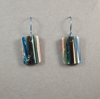 Surfite Earrings w Niobium Hooks