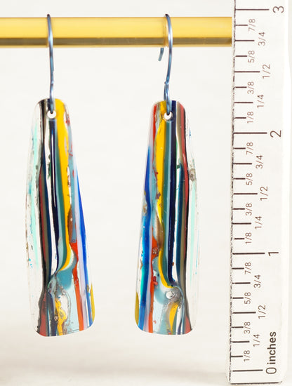 Surfite Earrings w Niobium Hooks