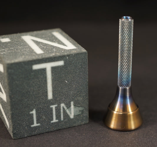 Zipper Pull #4	1.42"x.53"	Titanium