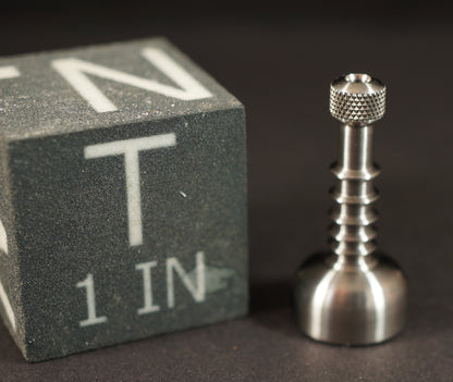 Zipper Pull #5	1.13"x.53"	Titanium