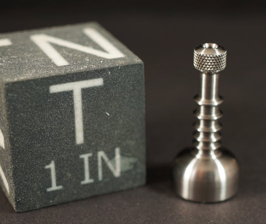 Zipper Pull #5	1.13"x.53"	Titanium