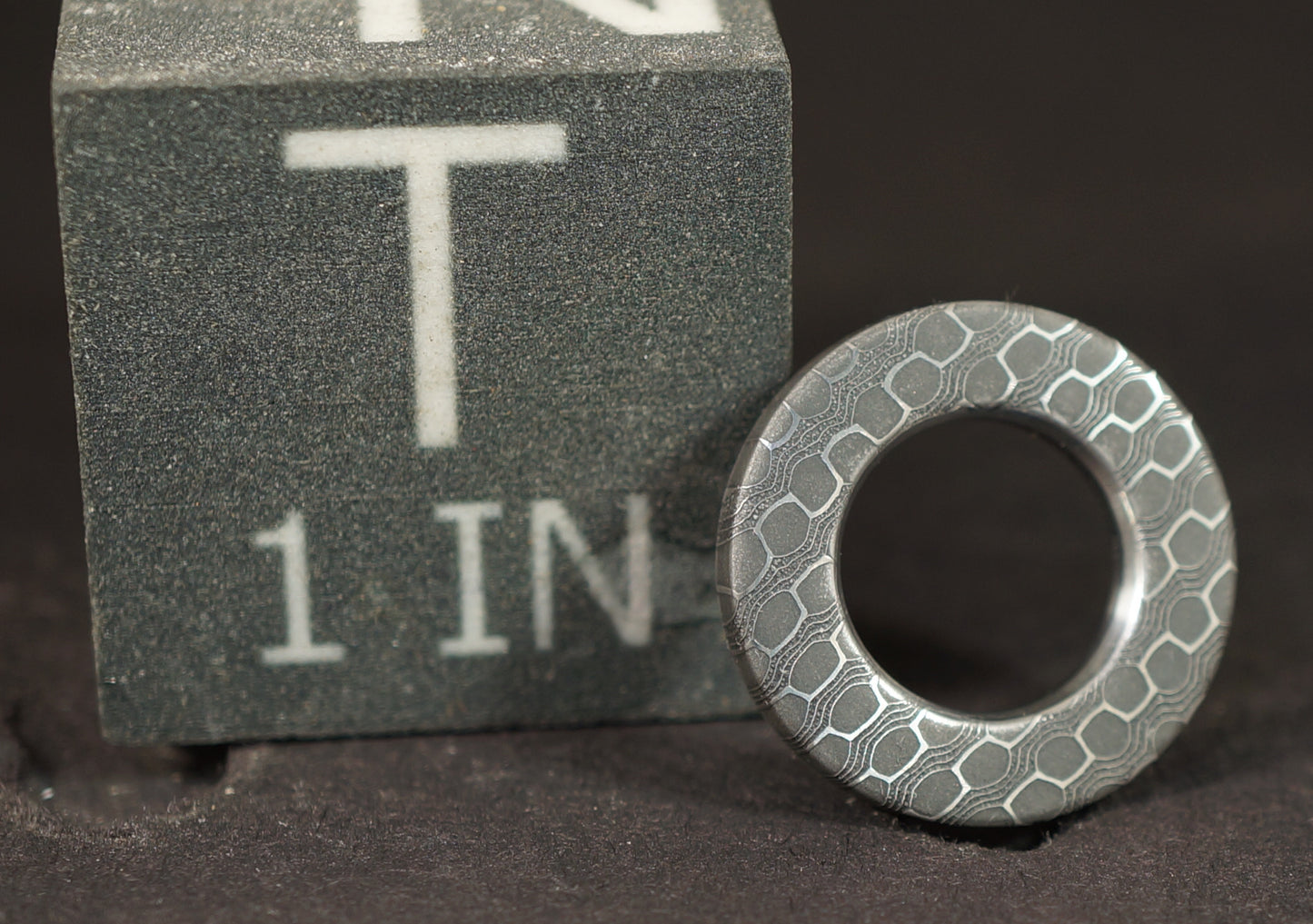 Bead #73 .75"x.11" Vegas Forge Reptilian