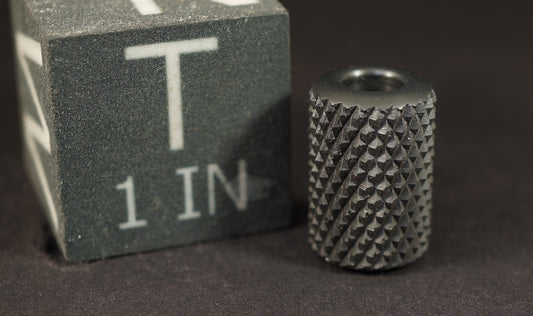 Bead #76	.53"x.79"		Zirconium 702 Long All 16 TPI Knurl